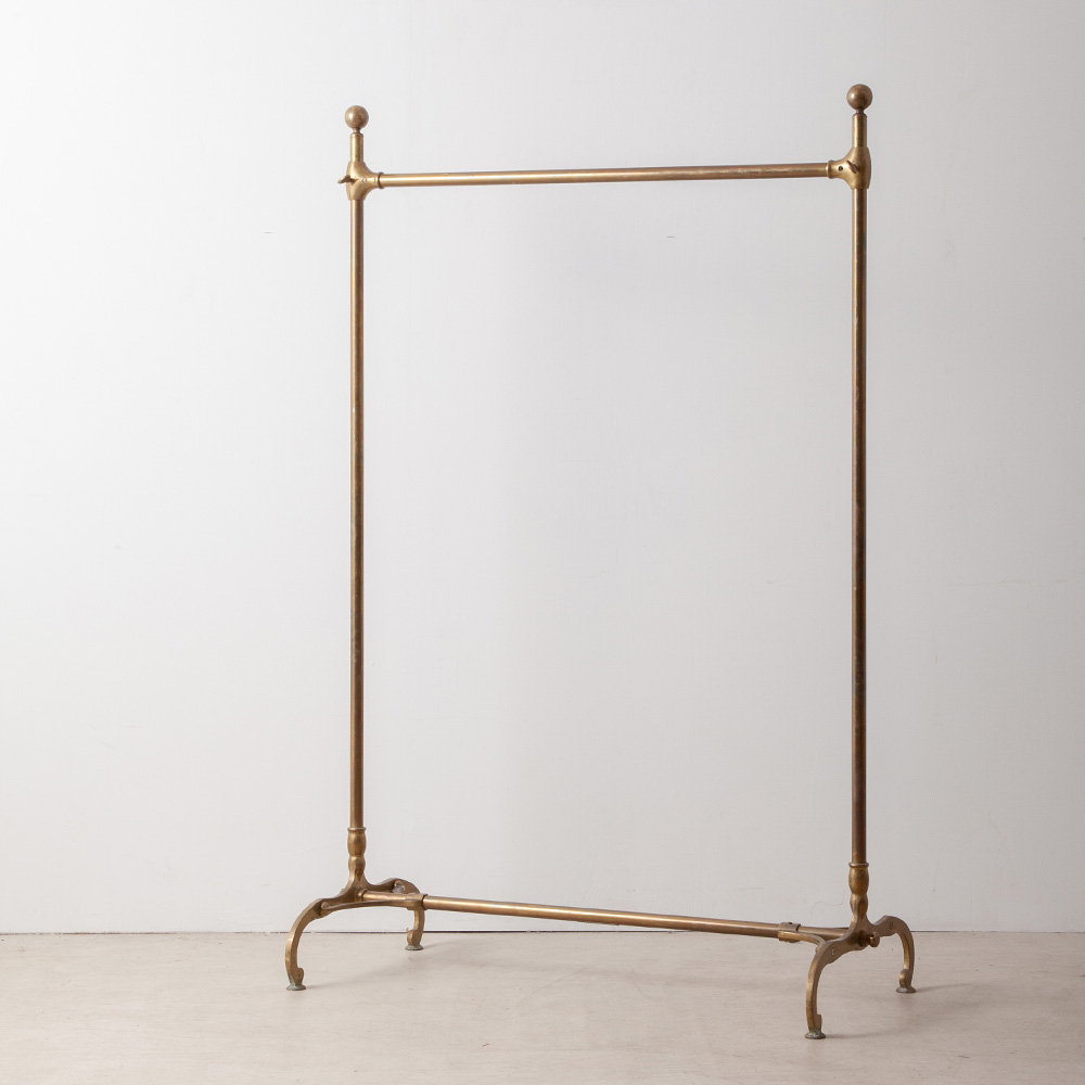 stoop | Antique Hanger Rack in Brass