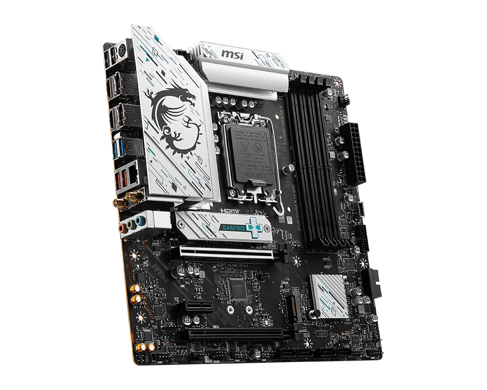 MSI B760M GAMING PLUS WIFI - Intel 14th/13th/12th Gen -12 Phases