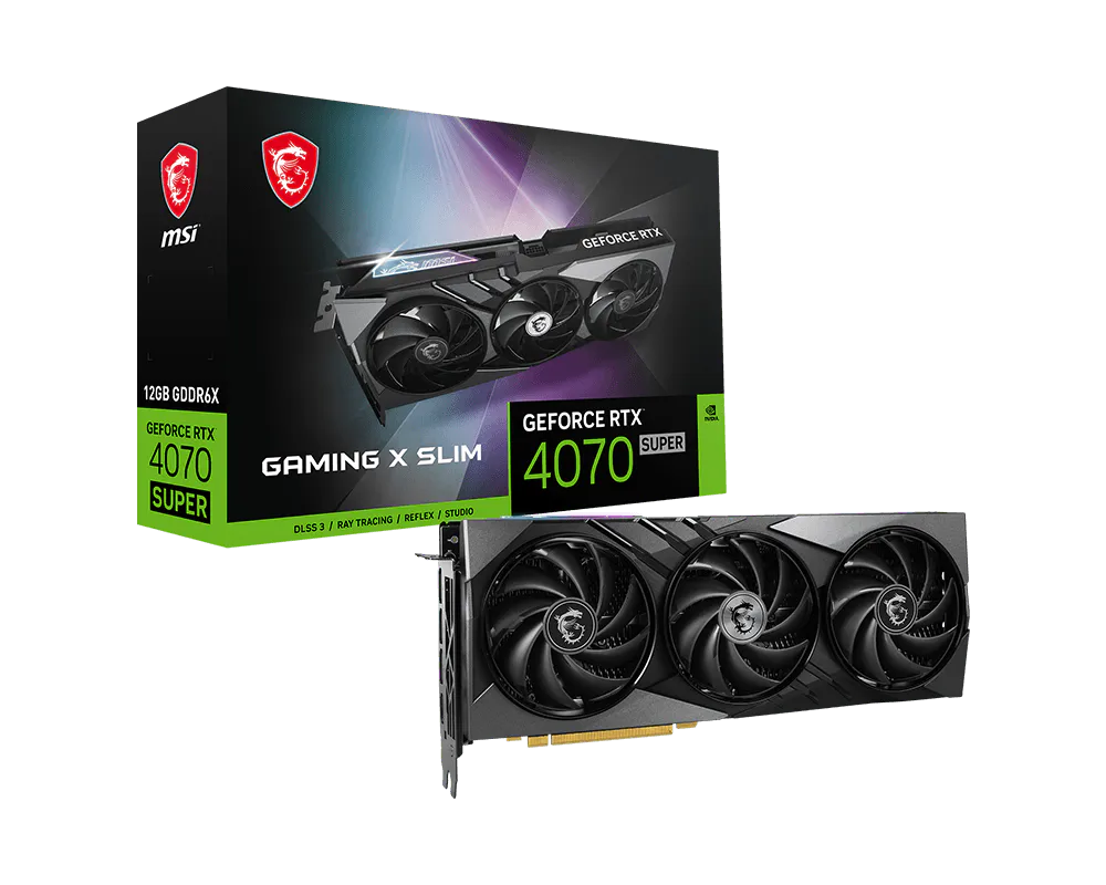 MSI GeForce RTX™ 4070 SUPER 12G GAMING X SLIM