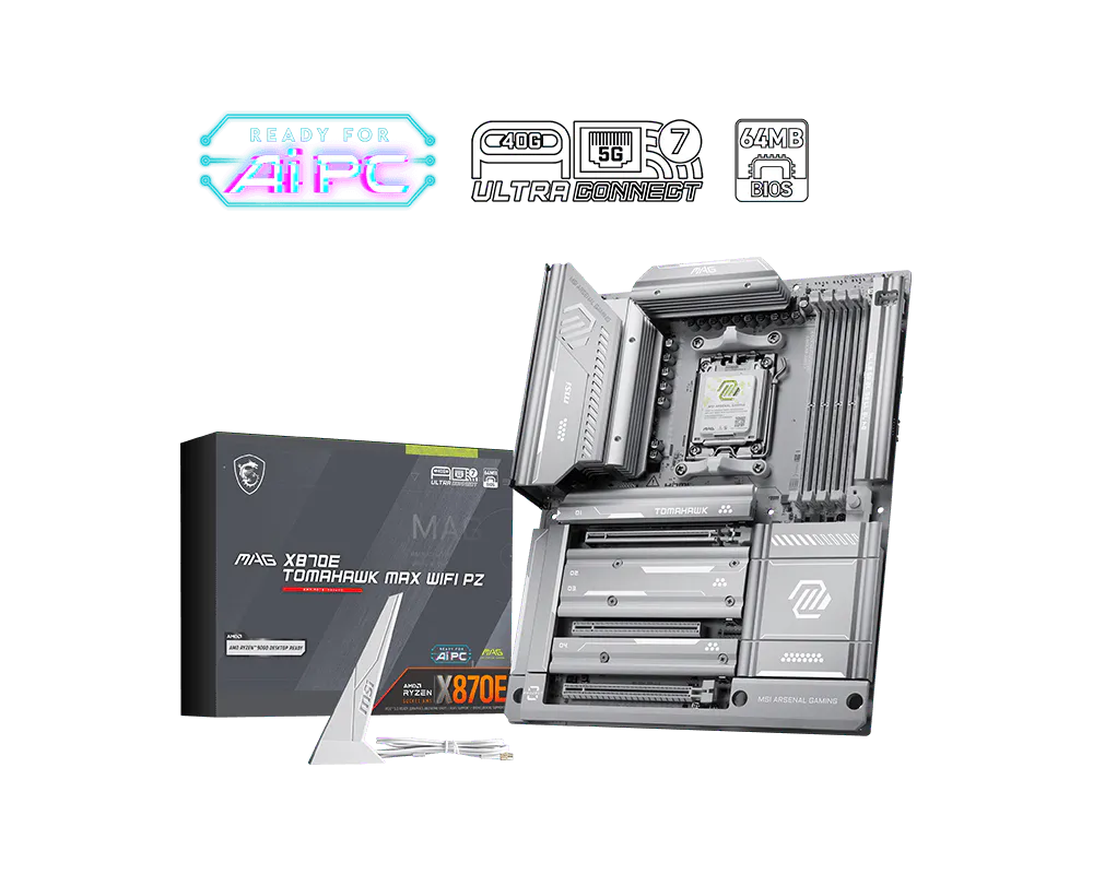 MAG X870E TOMAHAWK MAX WIFI PZ | Gaming Motherboards｜Best