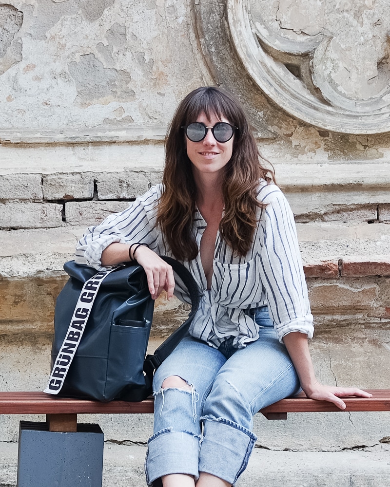 This Sustainable, Zero Waste, Upcycled, Vegan Backpack is for