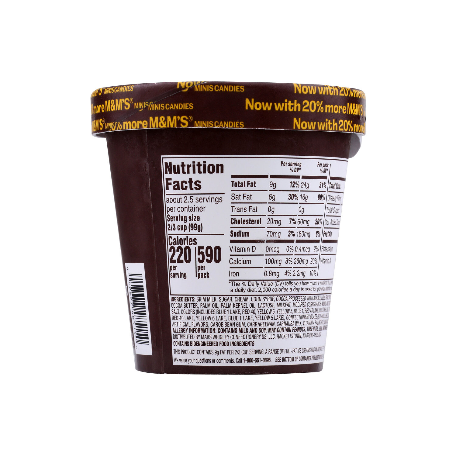 M&M's Mm Chocolate Ice Cream - 14 Fluid Ounce - Super 1 Foods