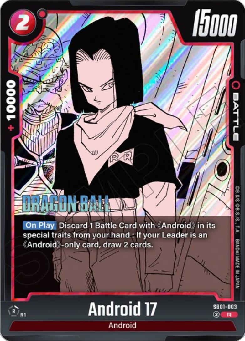 Android 17 SB01-003 Prices | Dragon Ball Fusion World Manga