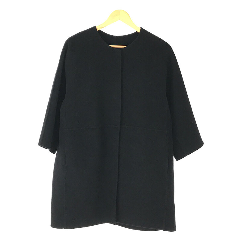 Victorianリバーノーカラーコート | ブランド古着の買取・委託販売 KLD