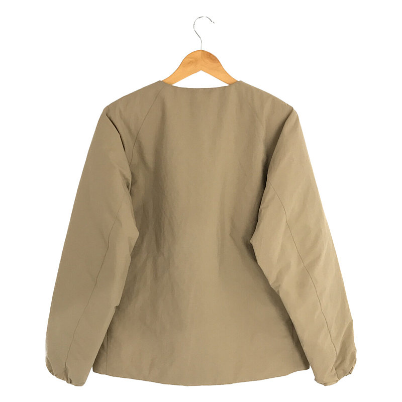 ND2958N Down Cardigan ノーカラー Vネック ダウン カーディガン