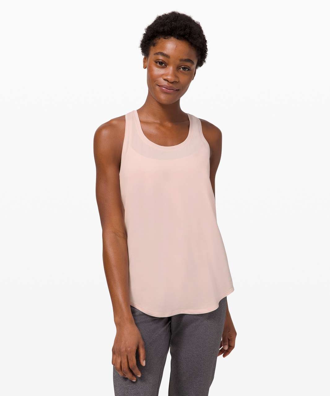 Lululemon Love Tank *Pleated - Feather Pink - lulu fanatics