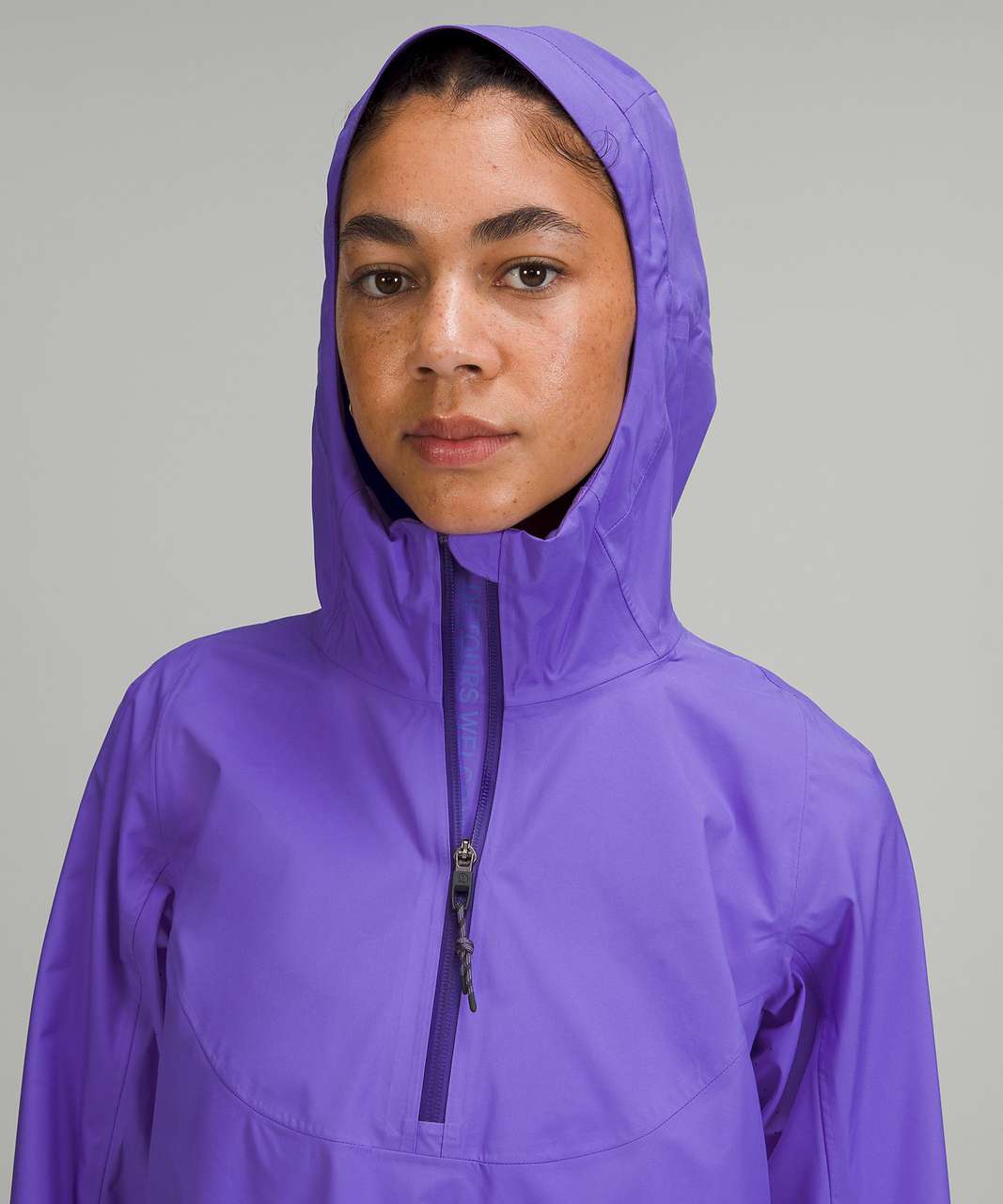 Lululemon Waterproof Hiking Half-Zip Pullover - Light Electric