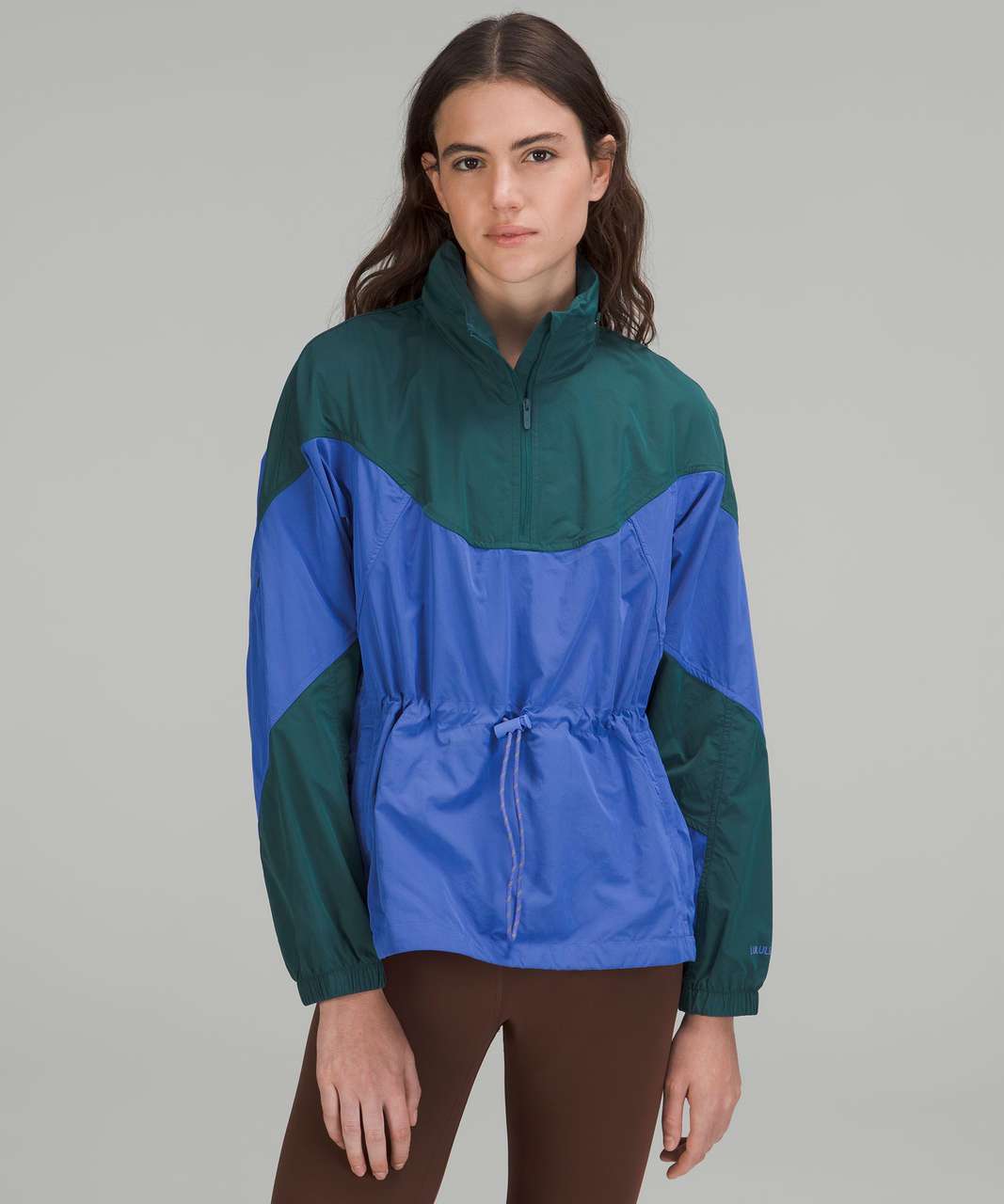 Lululemon Evergreen Anorak - Green Jasper / Wild Indigo - lulu