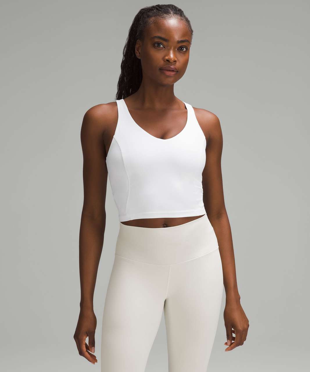 Lululemon Align Tank Top *Light Support, C/D Cup - White - lulu