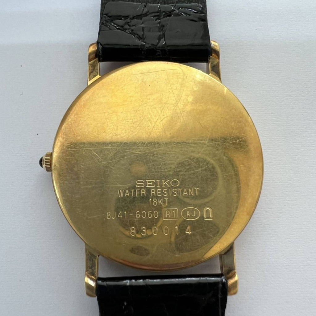 SEIKO セイコー DOLCE ドルチェ メンズ 腕時計 18KT 金無垢 クォーツ