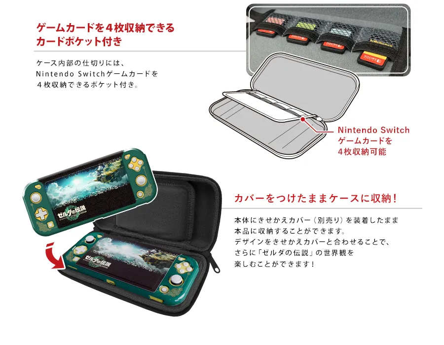 Nintendo Switch Lite ゼルダの伝説セット ゼルダの伝説』柄のSwitch