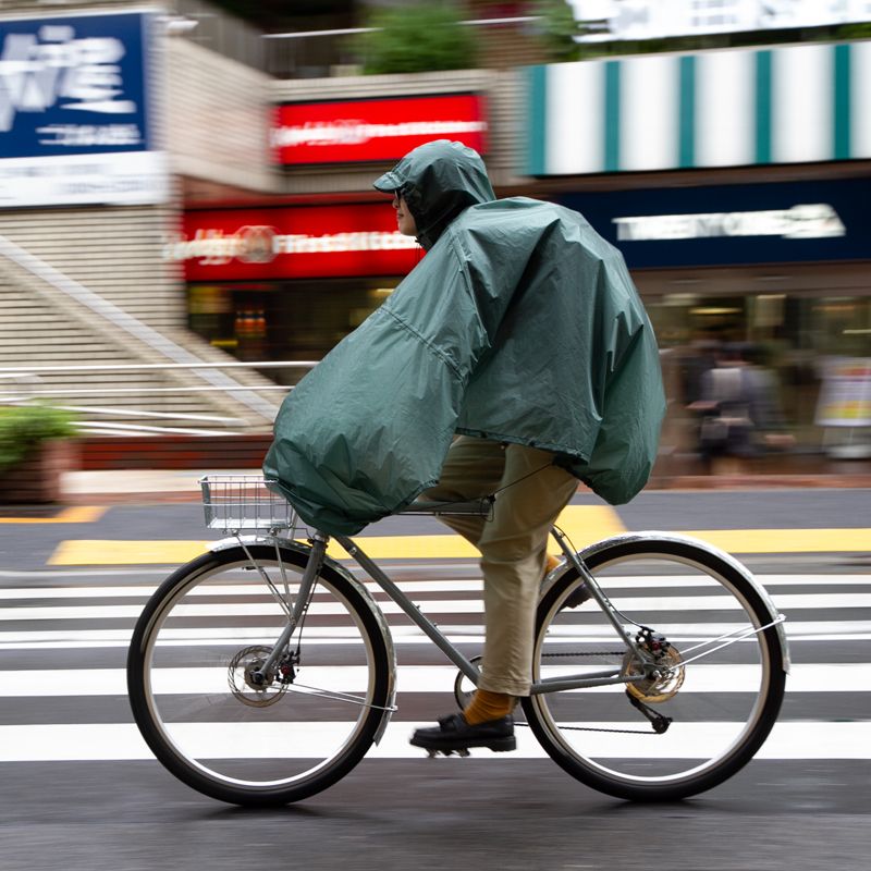 FAIRWEATHER / PACKABLE RAIN PONCHO – 京都の自転車屋 CYCLE SHOP