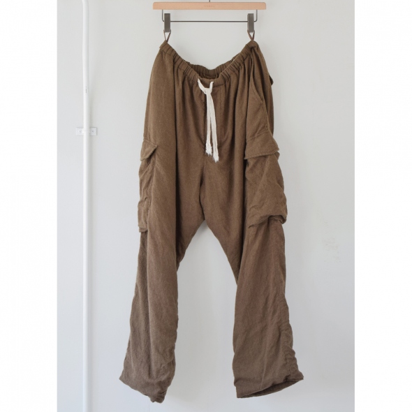 COMOLI / コモリ | KHAKI縮絨ウール 6Pパンツ - Khaki | 通販 - 正規