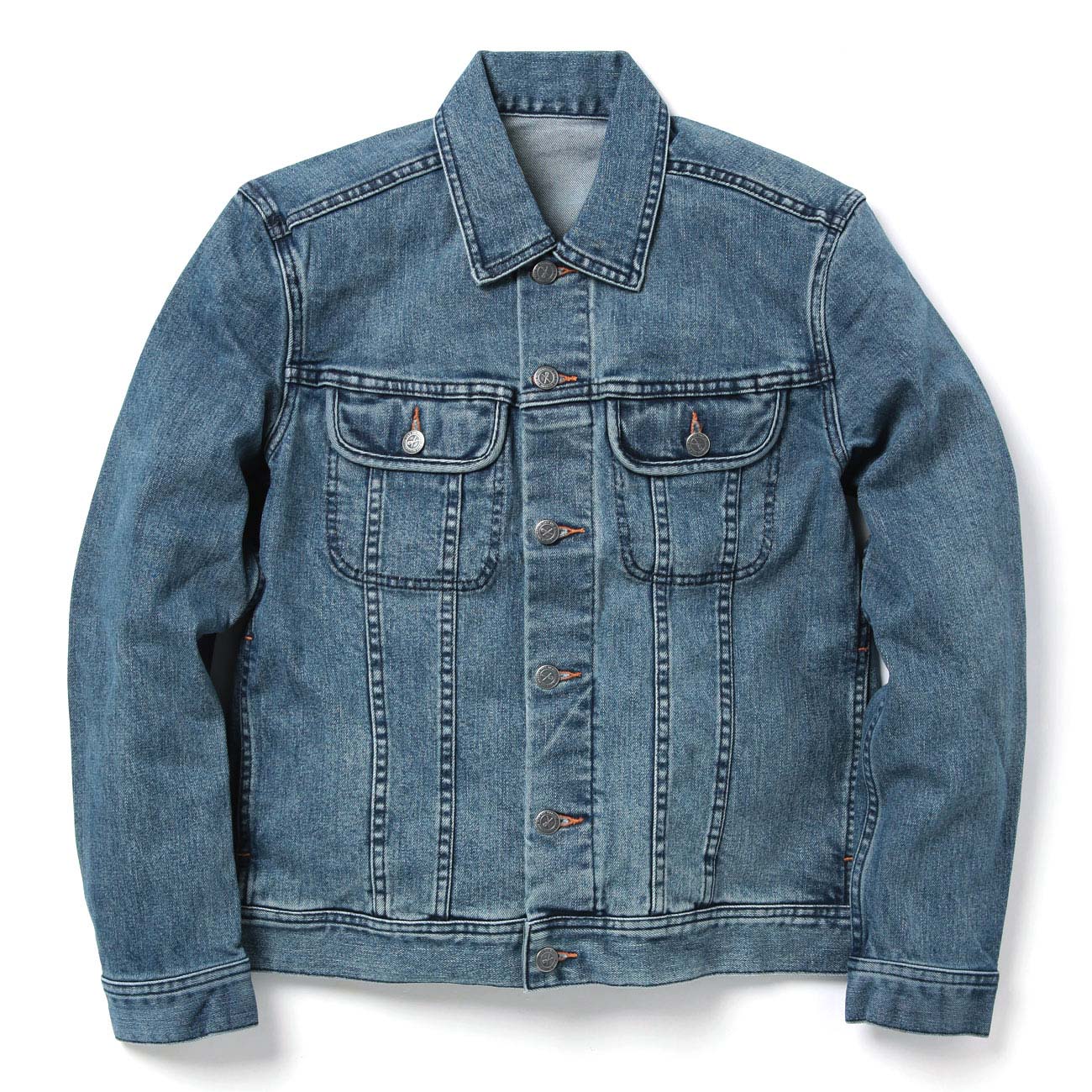 A.P.C. / アーペーセー | デニムUSジャケット - Washed Indigo | 通販