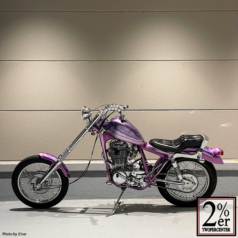 IMF製 クロームメッキ ラビットハンドル #1 SR400 / 500 IMF製