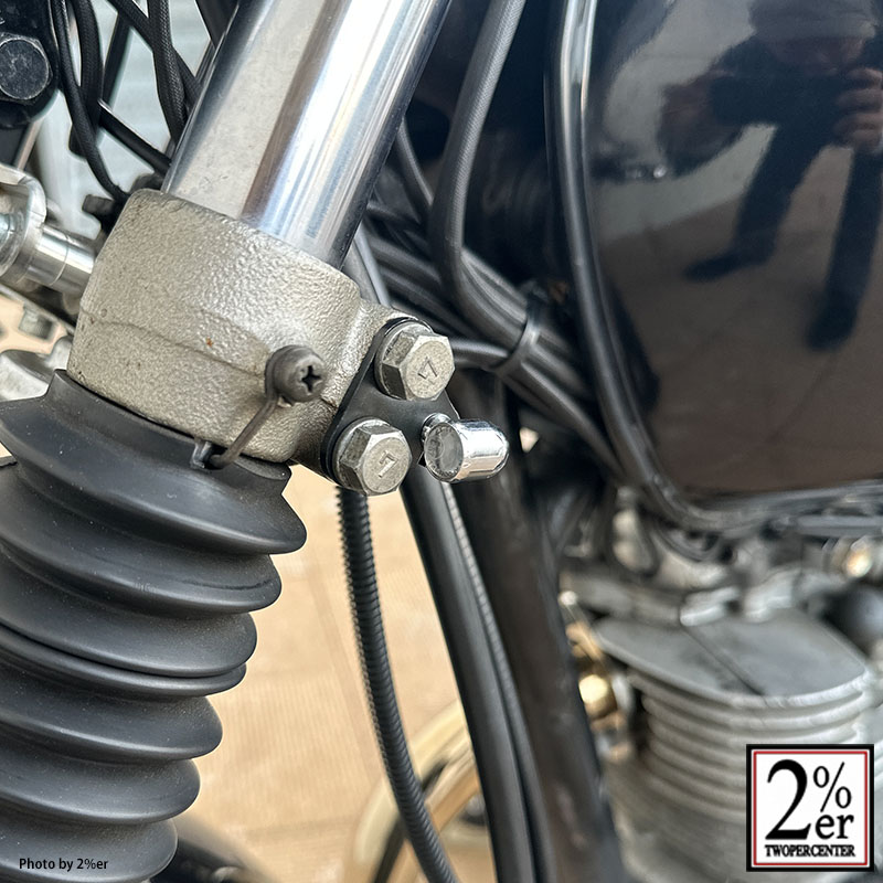 公認スタービーンズウインカー 2個セット クロームメッキ / 2％er