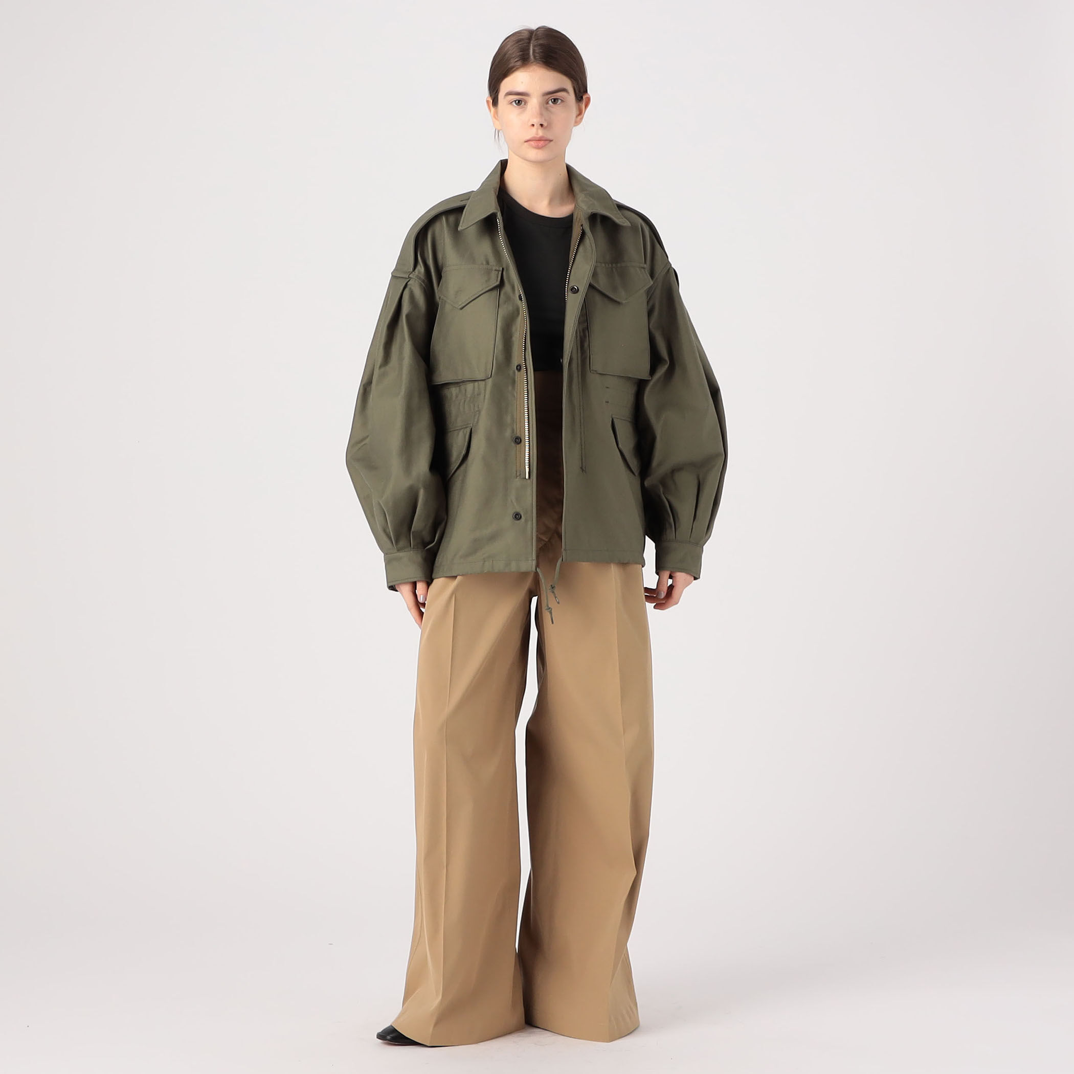 別注】HYKE×Edition M-51 TYPE BALLOON SLEEVE JACKET