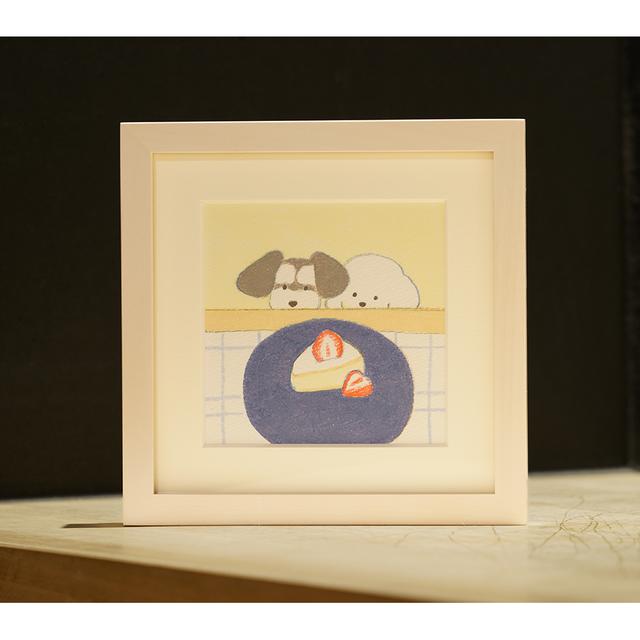 4月上旬頃配送】てらおかなつみ 額装原画13 てらおかなつみ -の商品