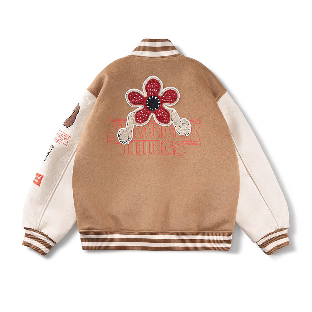 ホーキンススタジャン ベージュ Stranger Things（ストレンジャー