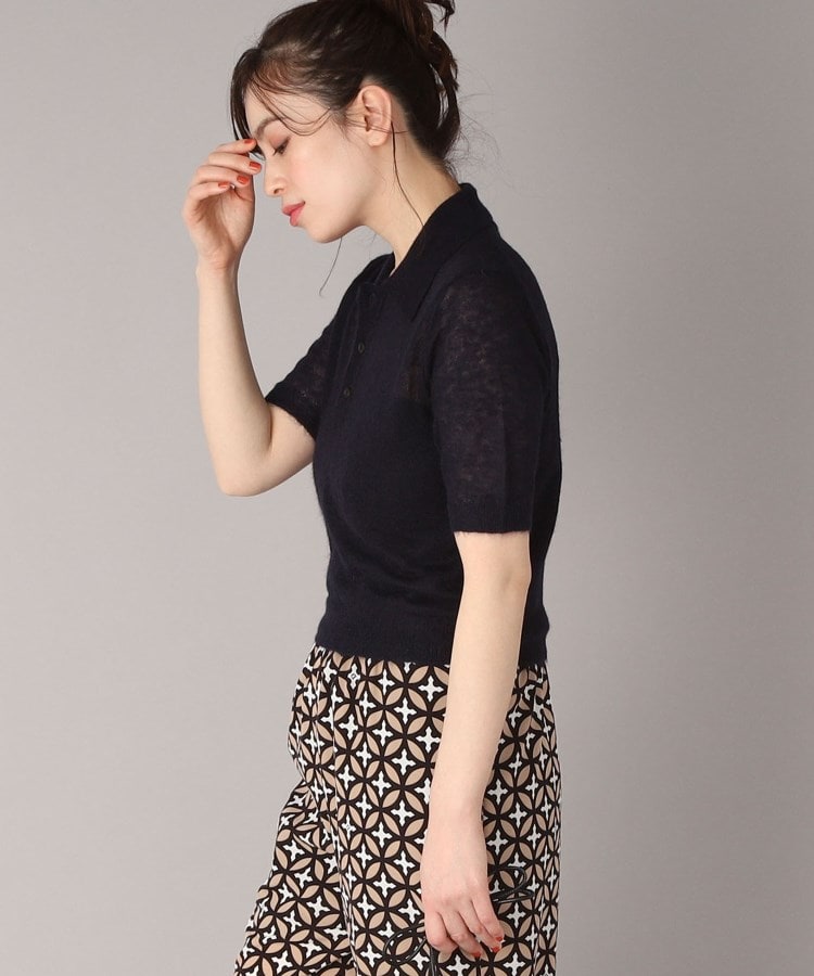 ◇AURALEE（オーラリー）KID MOHAIR SHEER ポロニット（ニット