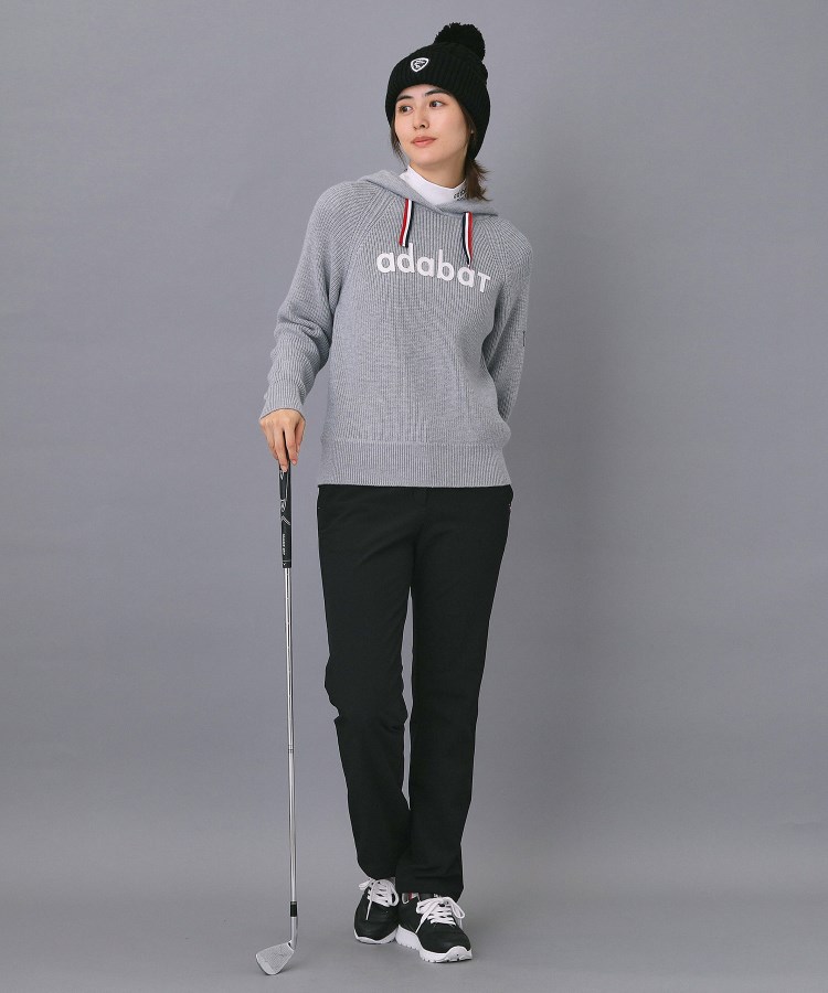 ADABAT NAVY】【撥水】裏起毛ストレッチパンツ（フルレングスパンツ