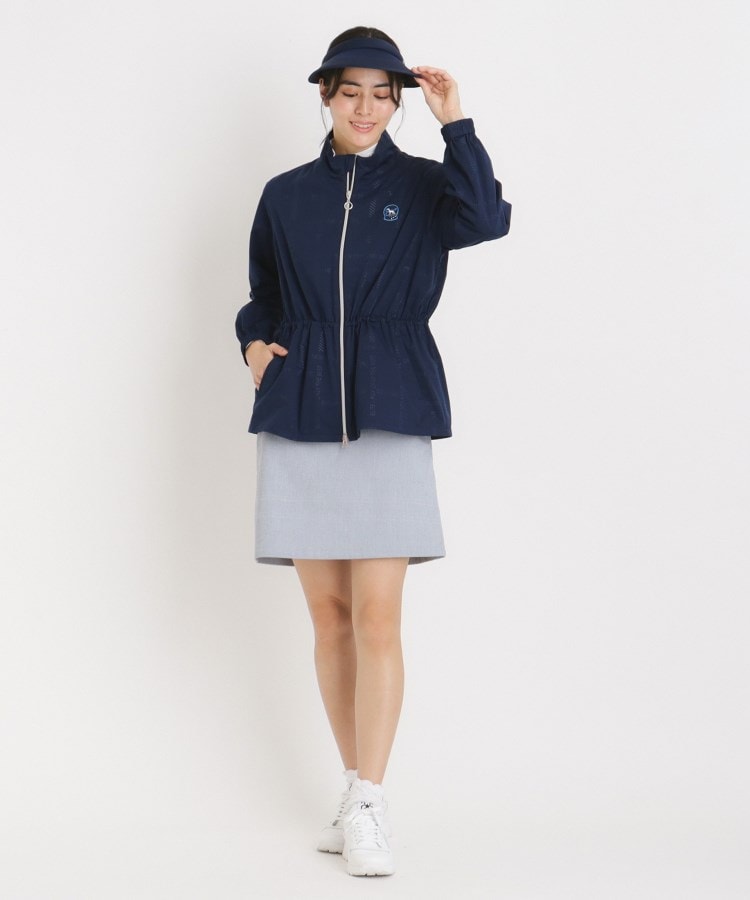 撥水加工 ロゴチェックストレッチブルゾン（ブルゾン/ジャンバー