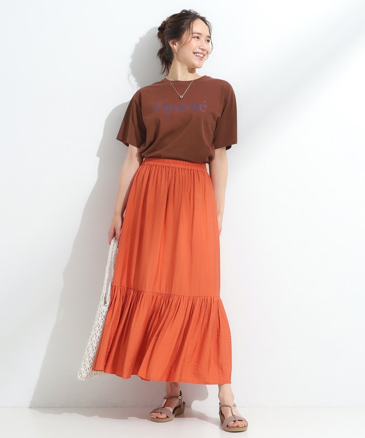 麻調ティアードスカート（マキシ・ロングスカート） | SHOO・LA・RUE