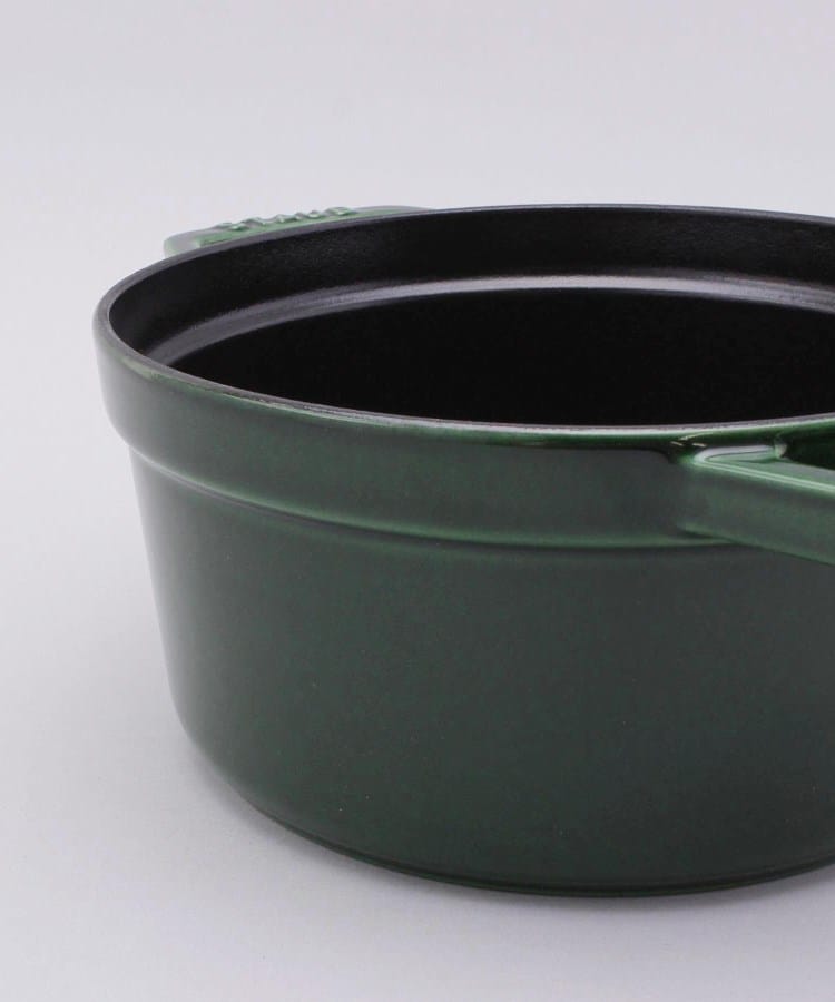 ピコ・ココット ラウンド 20cm バジルグリーン ＜staub ストウブ＞（鍋