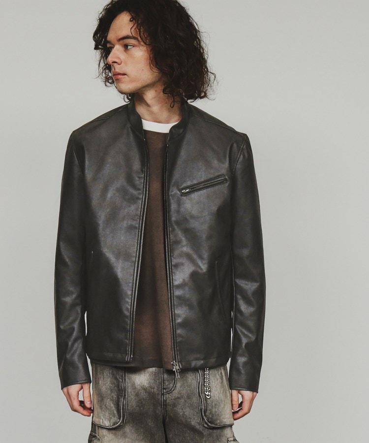 シングルライダースジャケット（ライダースジャケット） | tk.TAKEO