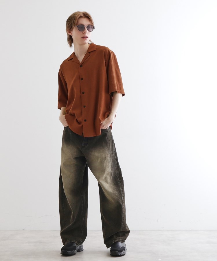 楊柳オープンカラーシャツ（カジュアルシャツ） | tk.TAKEO KIKUCHI