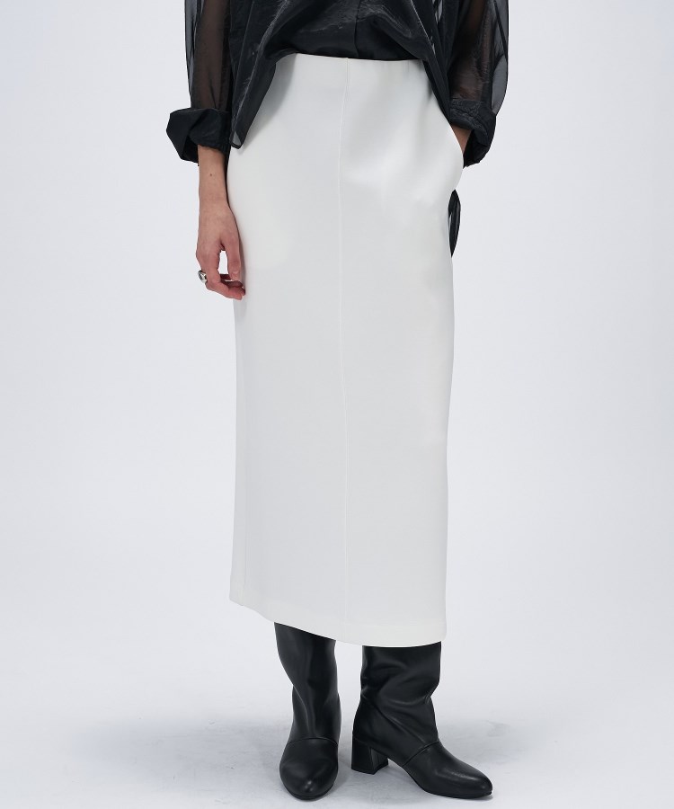 セットアップ／マシンウォッシュ】ダンボールタイトスカート（マキシ