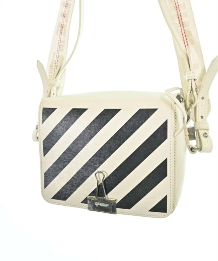 Off-White ボディバッグ ブラック ストライプ 割引 Off-White ボディ