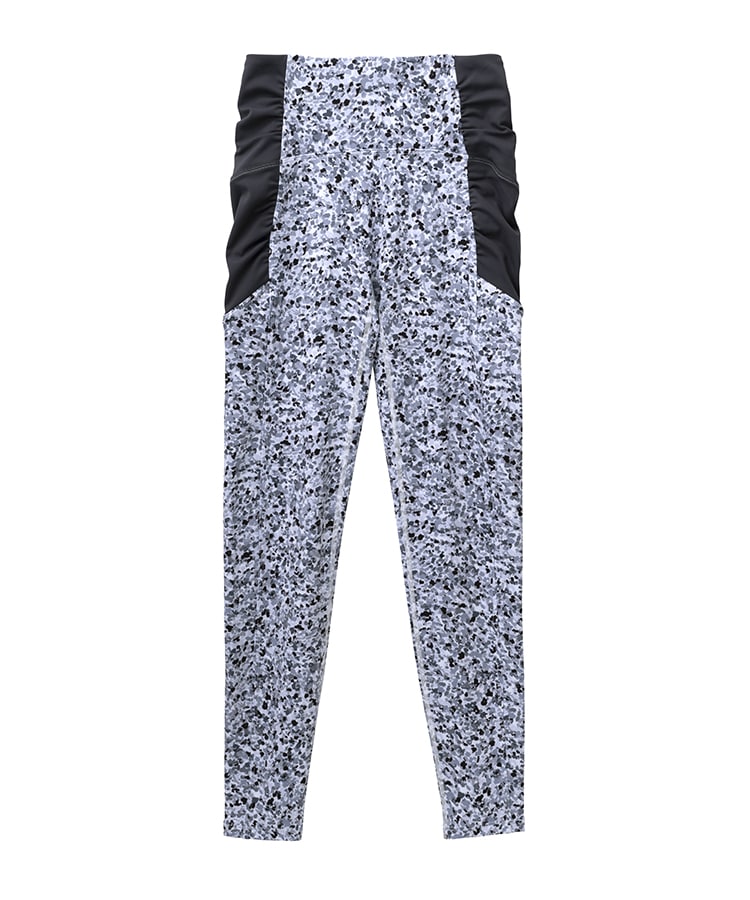 SUKALA】スポットペイントサイドギャザーレギンス(XS・S・M・Lサイズ