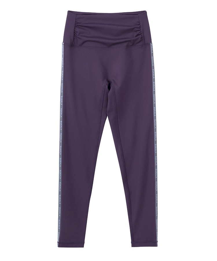 新品 未使用 SUKALA サイドロゴギャザーレギンス Mサイズ エスプレッソ