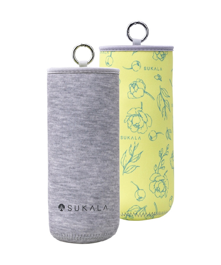 SUKALA】リバーシブルボトルカバー(グレー): ヨガグッズLAVA公式