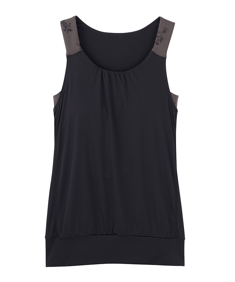 SUKALA】フラワーブーケカバータンクトップ(XS・S・Lサイズ ブラウン