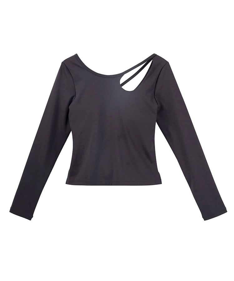 SUKALA】カップ付きモダンカットアウトロングスリーブ(S・M・Lサイズ