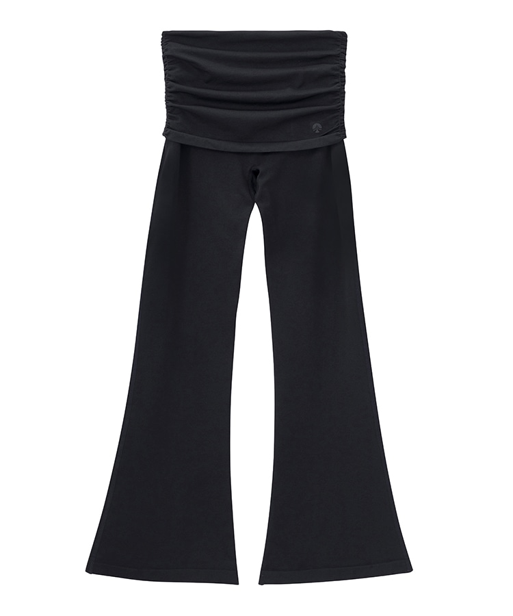 SUKALA】ルーシュドウエストフレアレギンス(S・M・Lサイズ メランジ