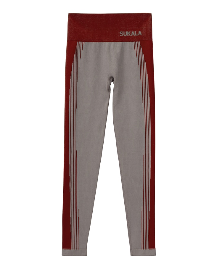 SUKALA】シャドーストライプメランジレギンス(S・M・Lサイズ