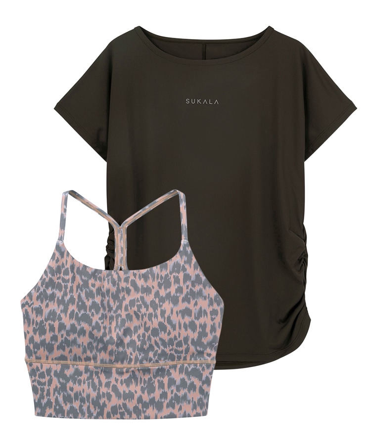 SUKALA】レオパードプリントセパレートトップス(S・M・Lサイズ