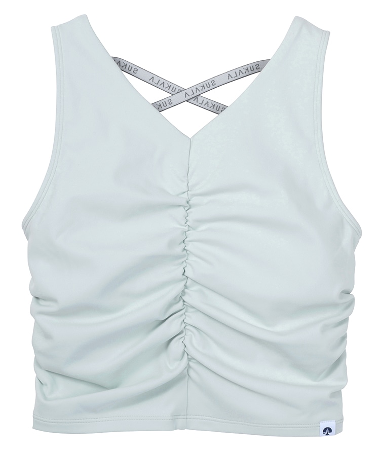 SUKALA】アメリカンスリーブギャザータンクトップ(XS・S・Mサイズ