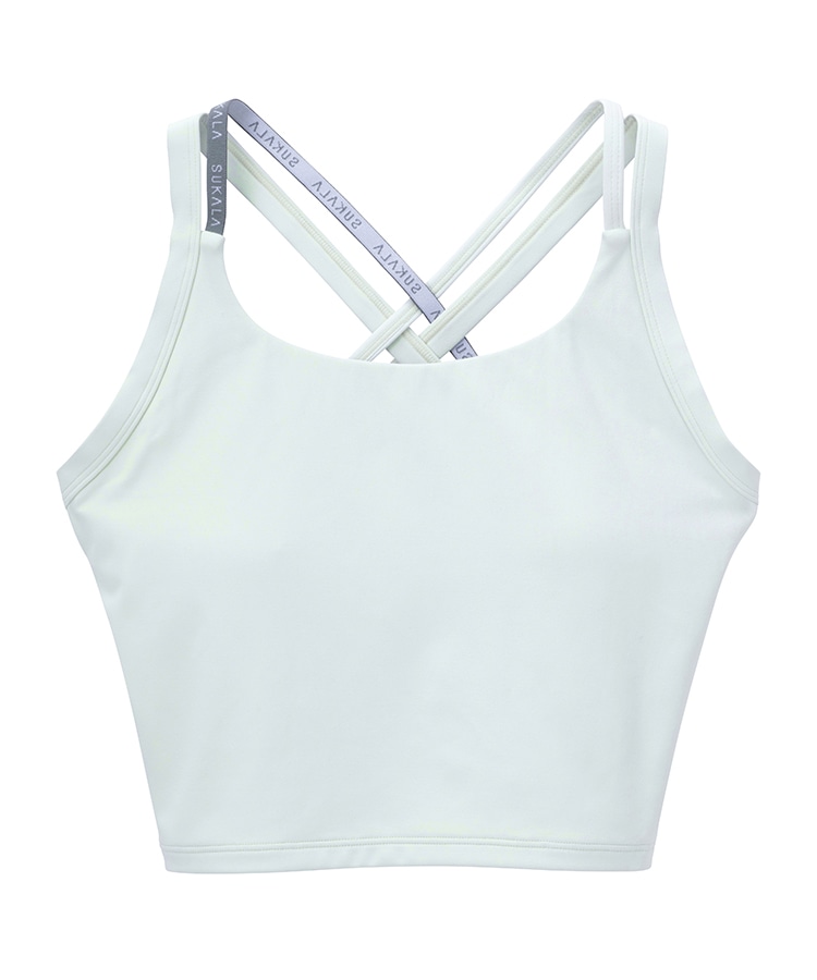 限定価格】 新品 SUKALAベーシッククロスロゴブラトップ 白 L SUKALA