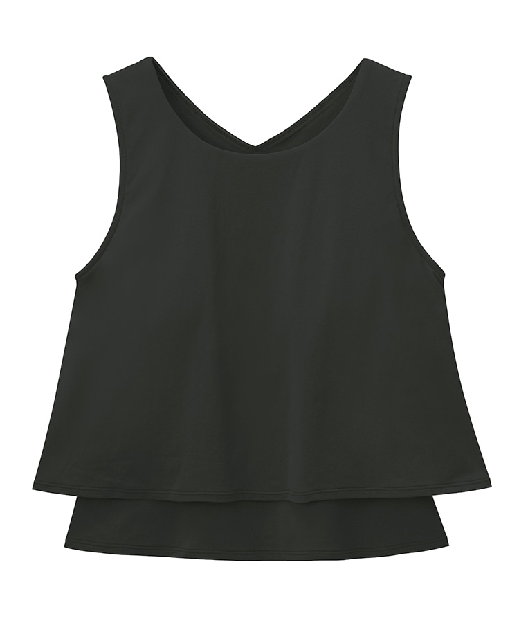 SUKALA】カップ付きフレアタンクトップ(XS・S・M・Lサイズ ペール