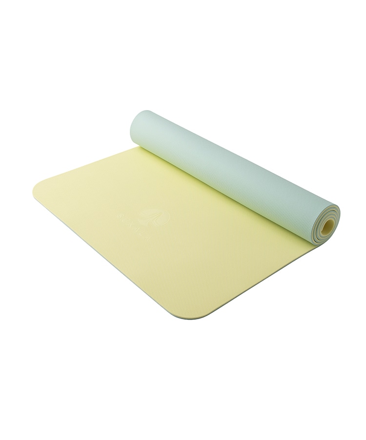SUKALA】リバーシブルヨガマット6mm(ローズ・レモンライム・アクア