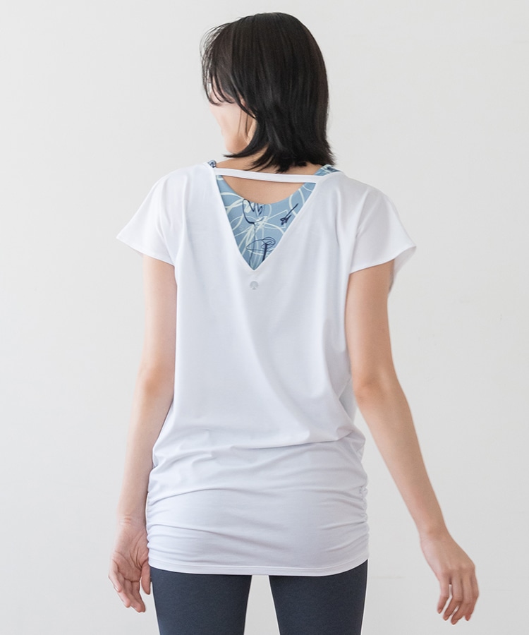SUKALA】プリントドレープTシャツ(S): ヨガウェアLAVA公式オンライン