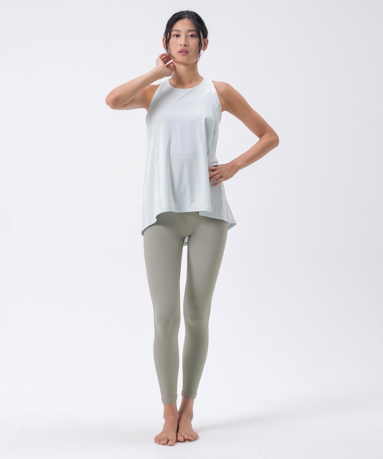 SUKALA】バックツイストセパレートタンクトップ(S・Lサイズ ペール