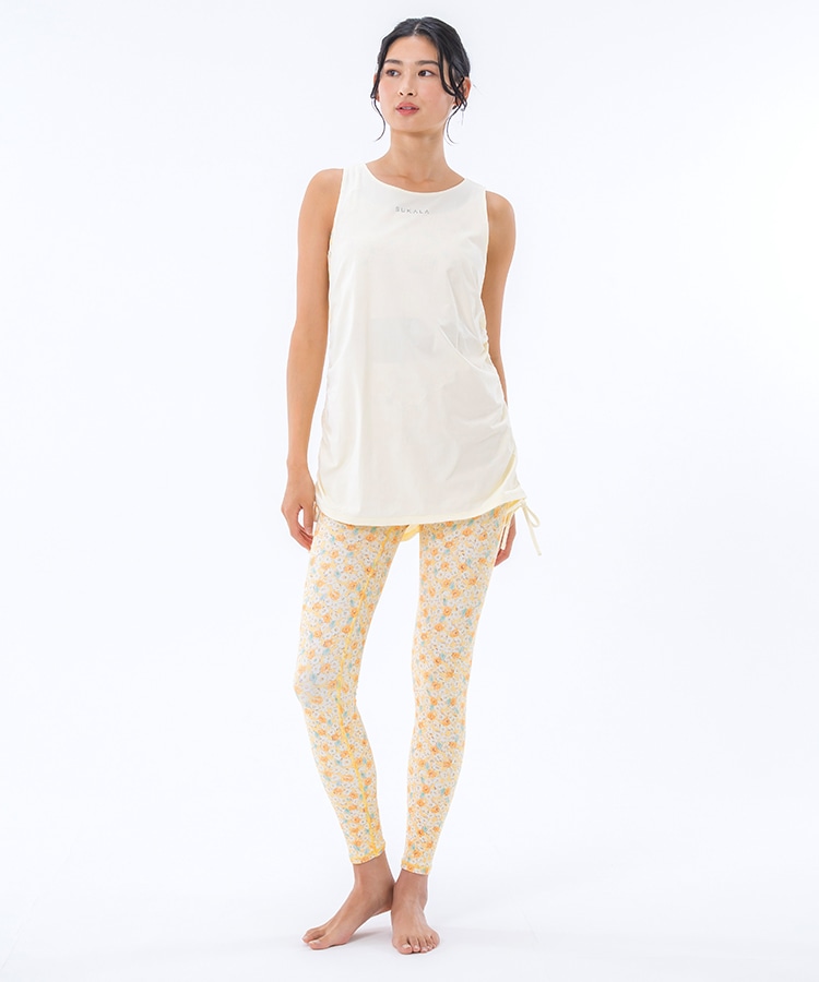 SUKALA】フラワーガーデンプリントセパレートタンクトップ(S・M・L・LL
