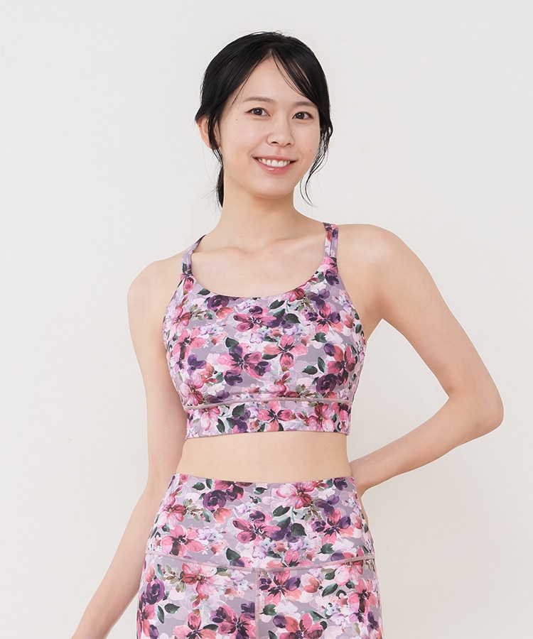SUKALA】ドローイングフラワーショートタンクトップ Lサイズ SUKALA