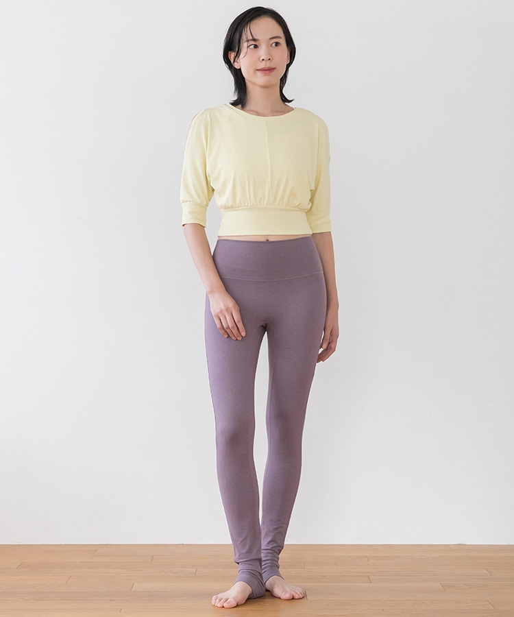 eas yoga チャミーコアパンツ S/4サイズ グレープ eas yoga チャミー