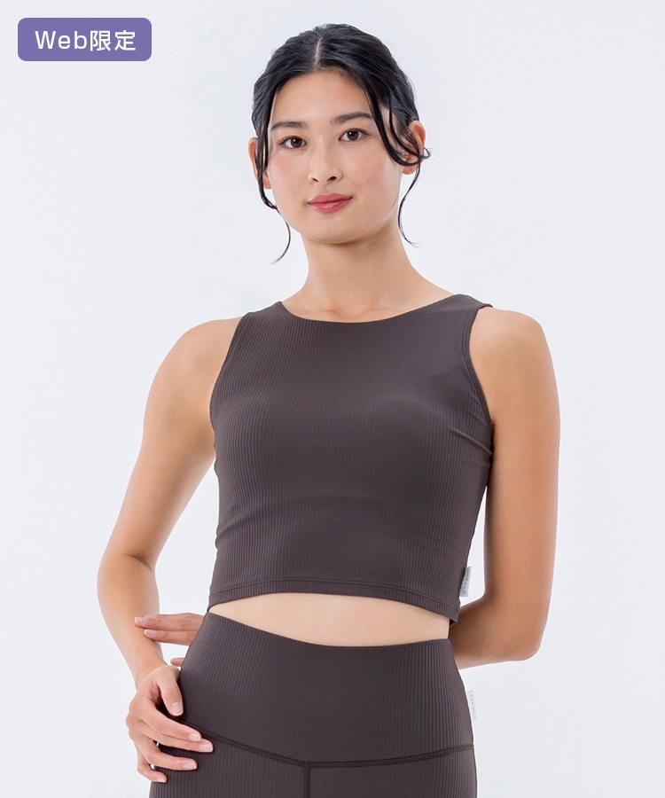 SUKALA】ベーシックリブショートタンクトップ(XS・S・Lサイズ